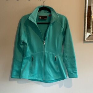 Spyder green jacket EUC